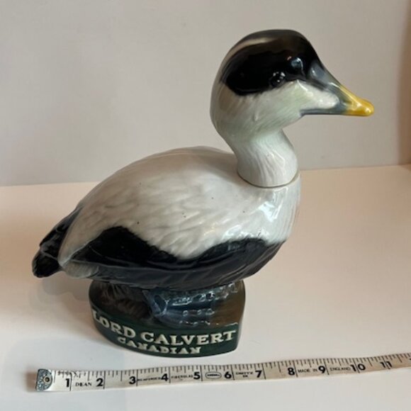 VINTAGE Lord Calvert Canadian Liquor “Eider Duck” Limited Edition DECANTER 1980 - Picture 6 of 9